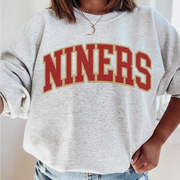 San Francisco Football Sweatshirt Football Retro 49Ers Sweatshirt - Picture 1 of 4